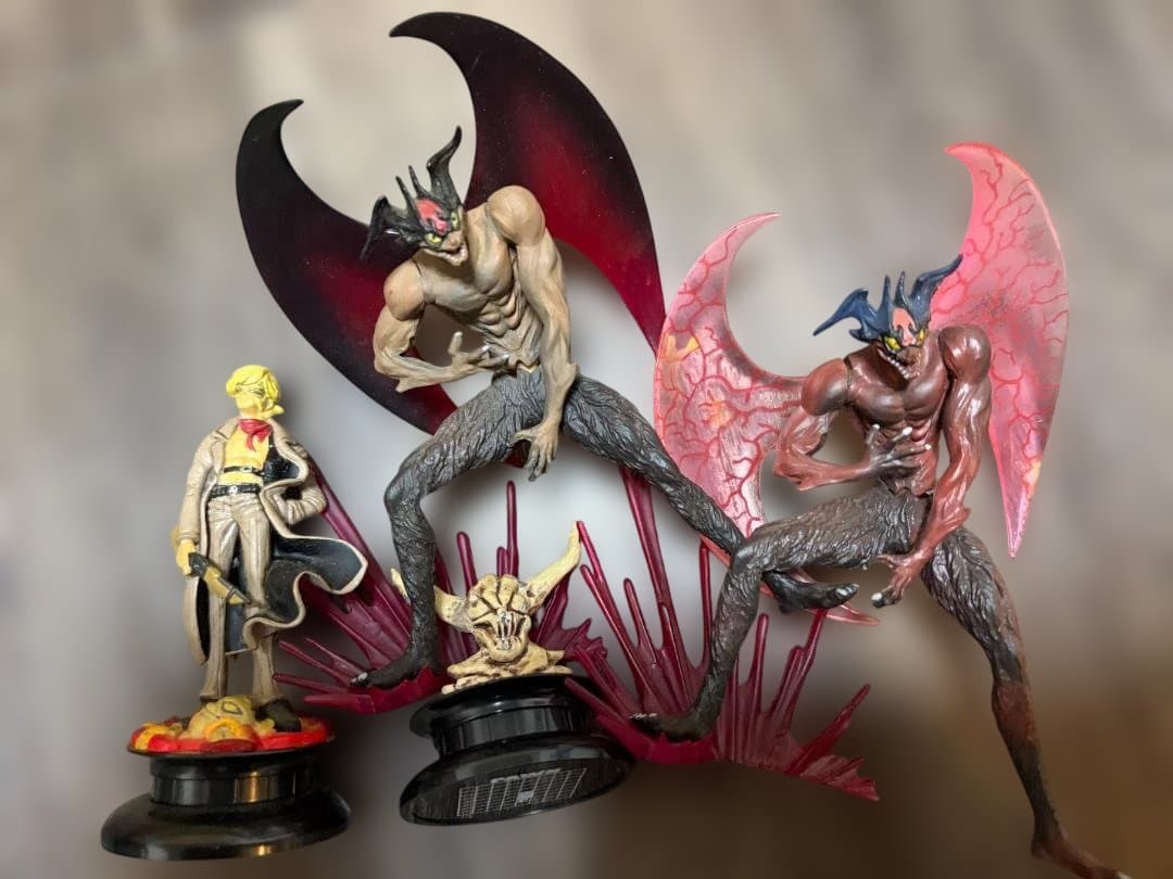 デビルマン 韮沢靖フィギュアなどセット