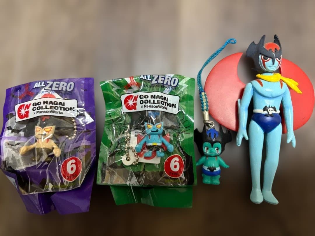 デビルマン 韮沢靖フィギュアなどセット