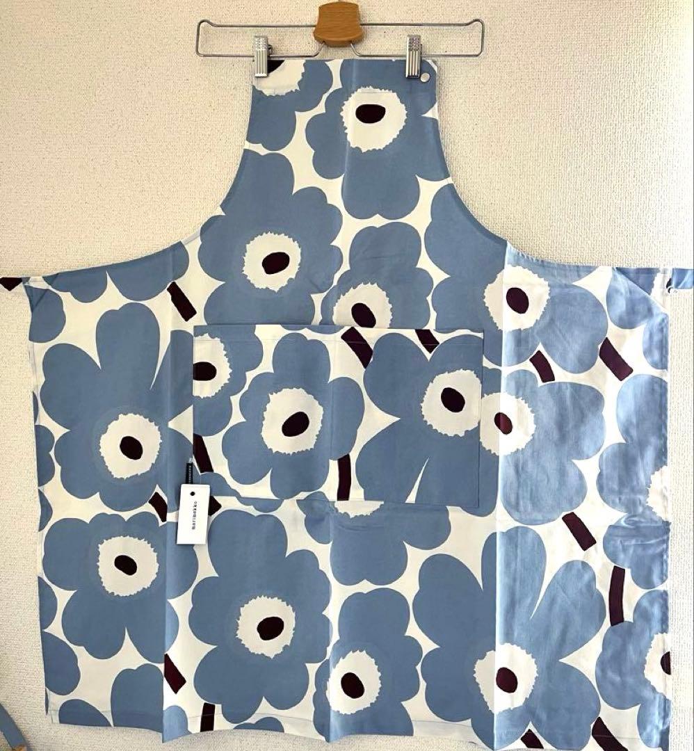 【新品未使用＆人気完売品】マリメッコ　marimekko エプロン　ウニッコ
