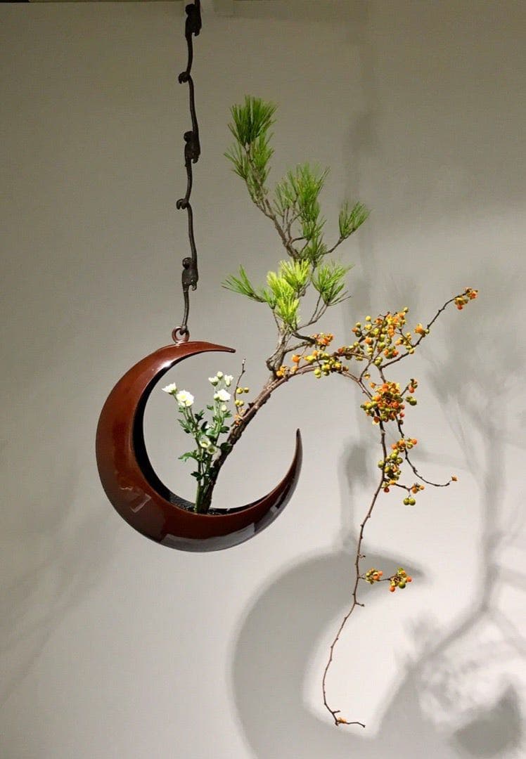 嵯峨御流 花器 吊り花入★花瓶★一輪挿し★フラワーベース★ヴィンテージ★骨董