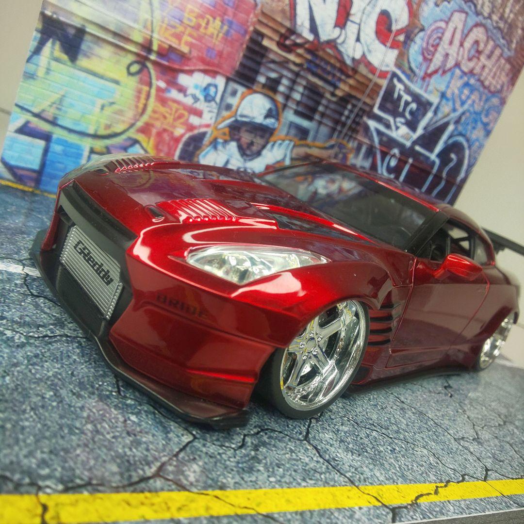 〓R35GT-R ワイドボディ カスタム〓1/24スケール〓JADATOYS〓