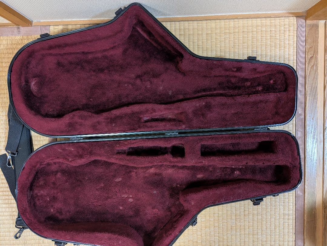 SKBテナーサックスハードケース OP/TECHショルダーストラップ付