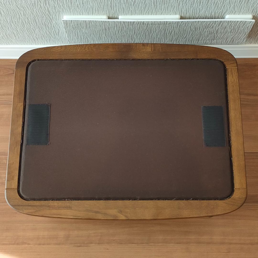 〈美品〉キツツキ　飛騨産業　オットマン　スツール　花柄　ろくろ