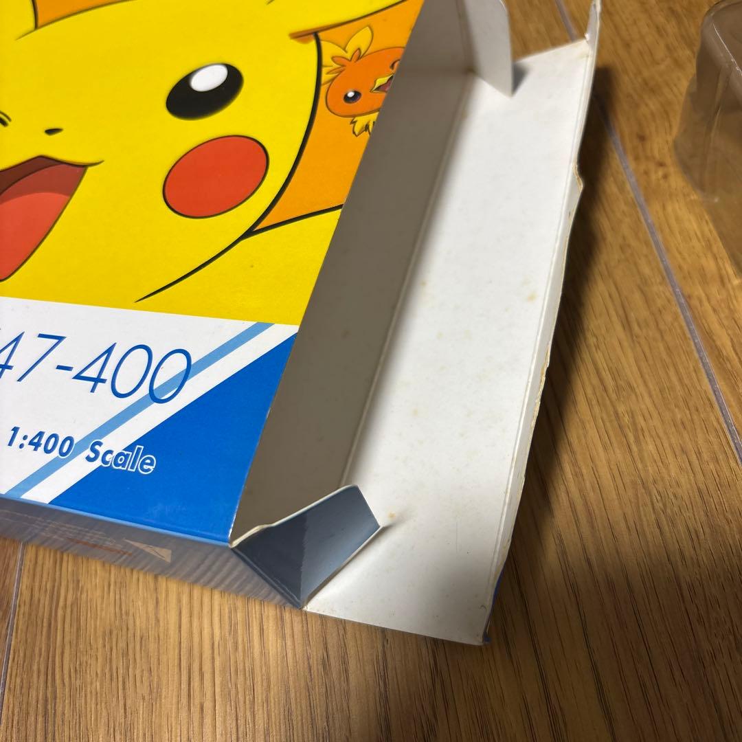 飛行機模型　全日本ANA ボーイング747-400 1/400 ポケモンジェット