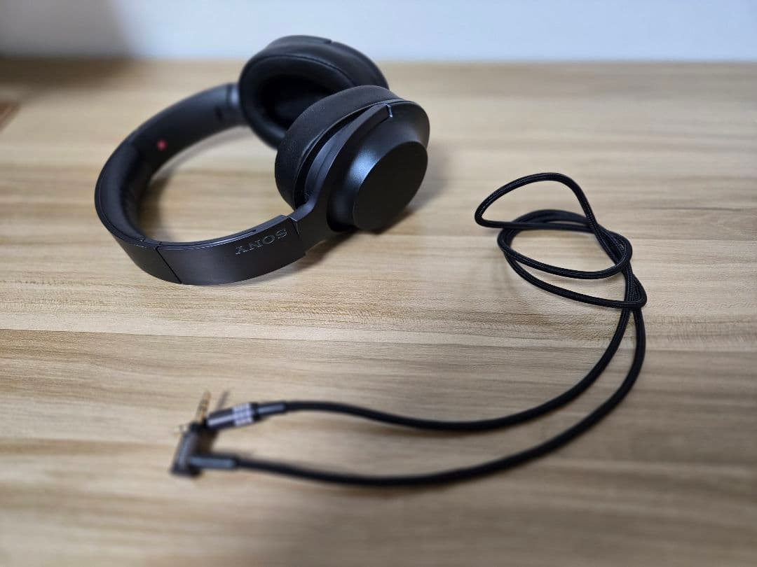 タ*君様 SONY MDR-100A リケーブル2本 イヤーパッド交換済み