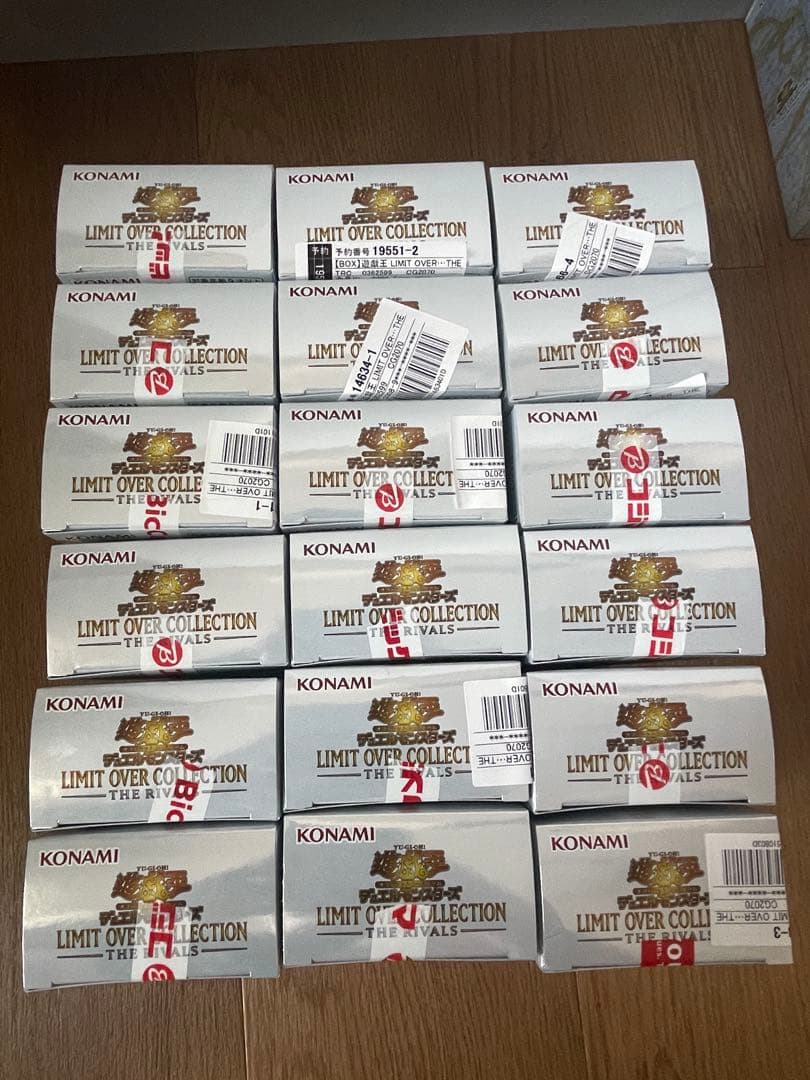 遊戯王　リミットオーバーコレクション ザ ライバルズ　シュリンクなし　18BOX