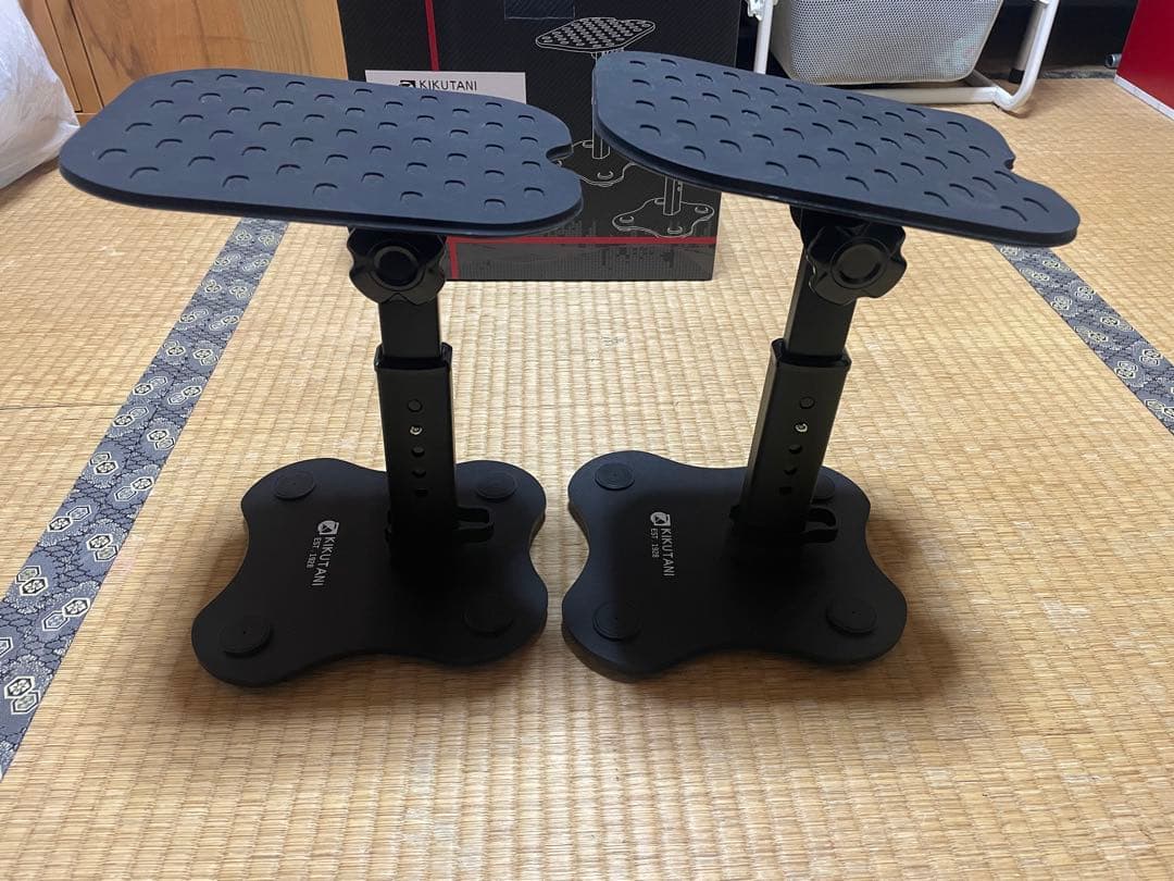 KIKUTANI mos-5 スピーカースタンド 高さ調整可能 ブラック