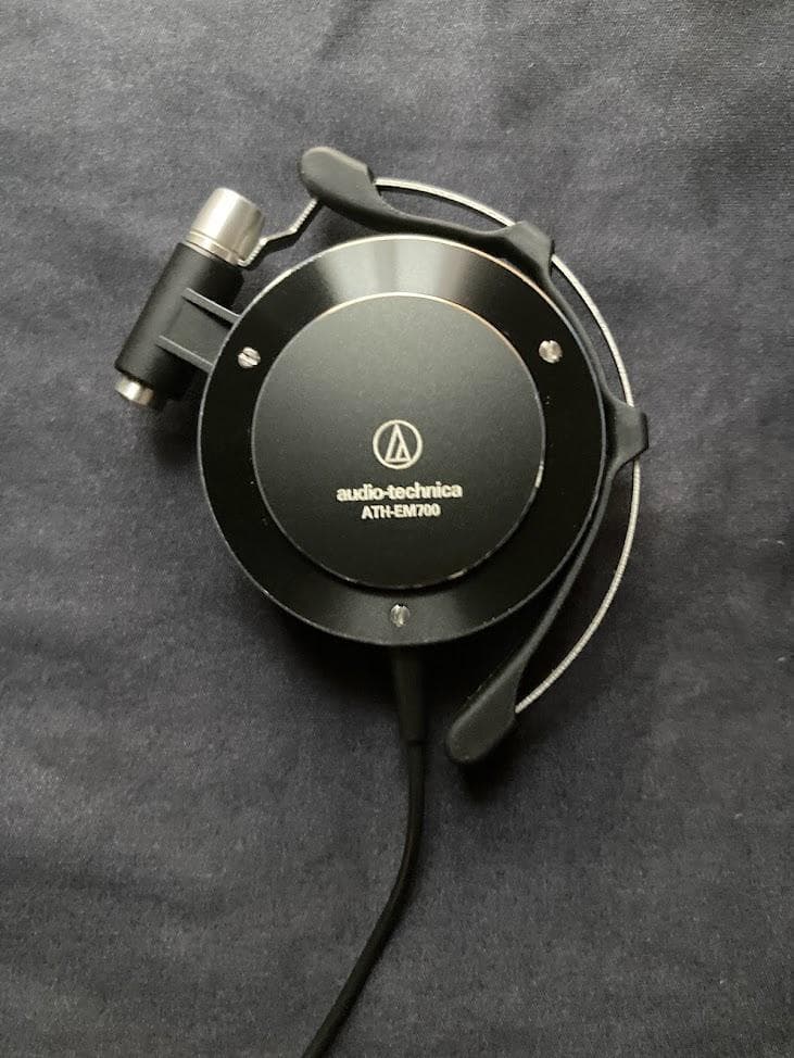 audio-technica ATH-EM700 ブラック 有線ヘッドホン