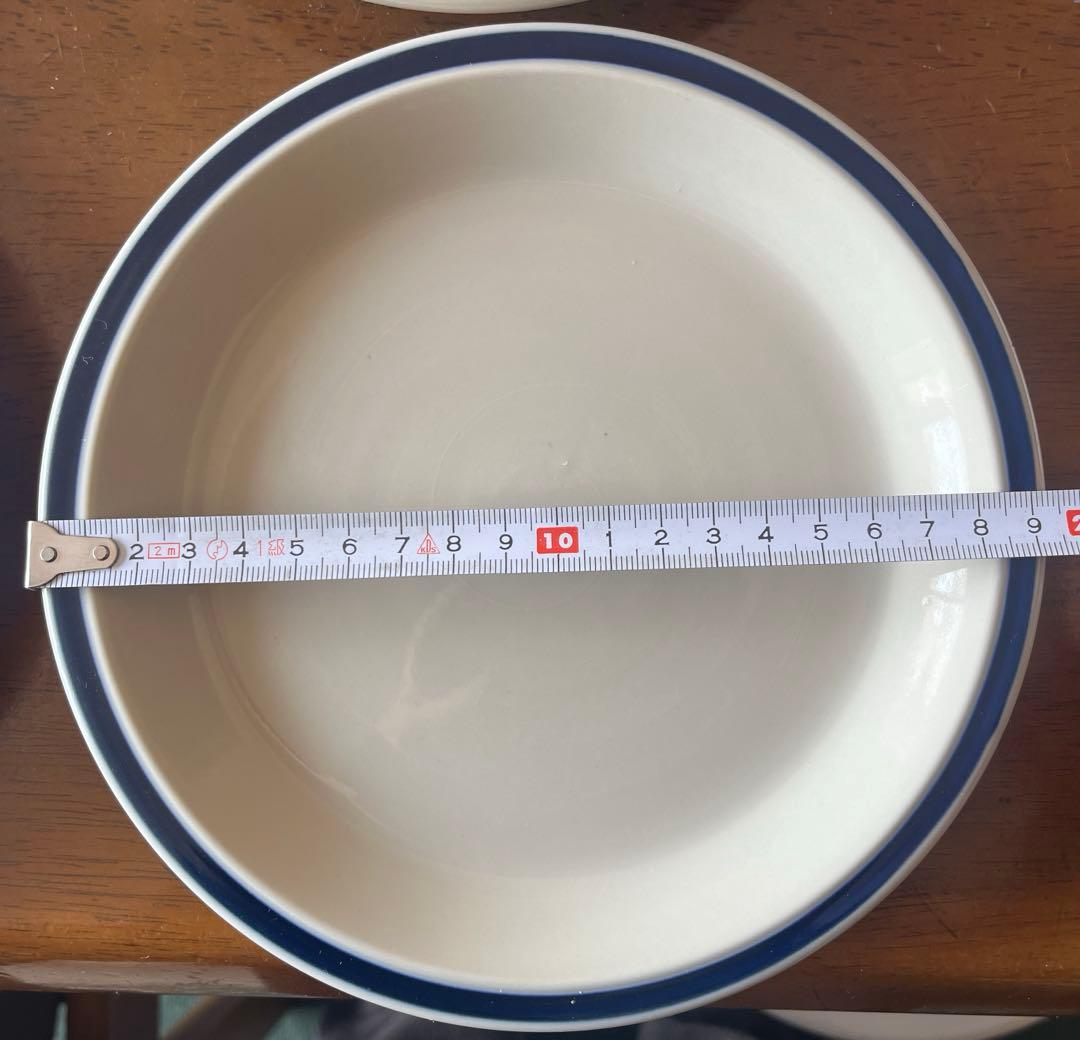 OTAI CERAMICS TAJIMI 多治見　小田井窯　丸皿　食パン皿　６枚