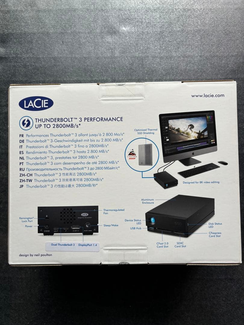 新品未開封 LaCie ラシー STHW4000800 外付けSSD 4TB