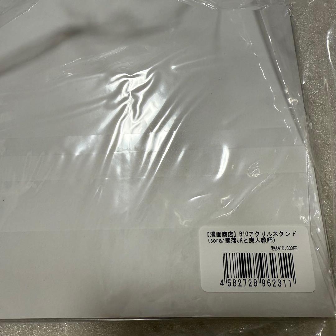 【未開封新品】墜落JKと廃人教師 BIGアクリルスタンド sora 漫画商店