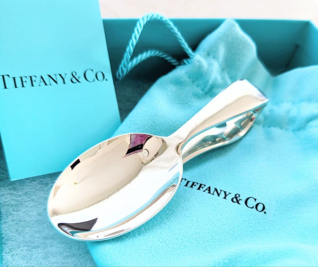 【新品未使用】ティファニー　Tiffany & Co. ベビースプーン　布袋　箱