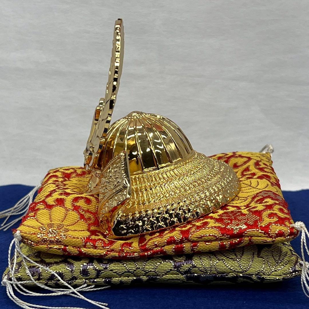 端午の節句　出世豆兜黄金兜　家康モデル