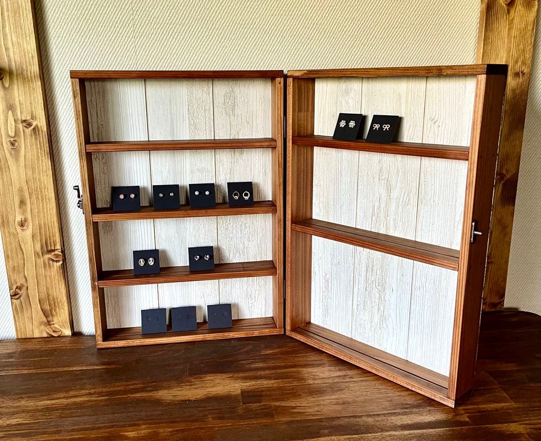 アクセサリー収納アンティーク調　マルシェ什器にも〇