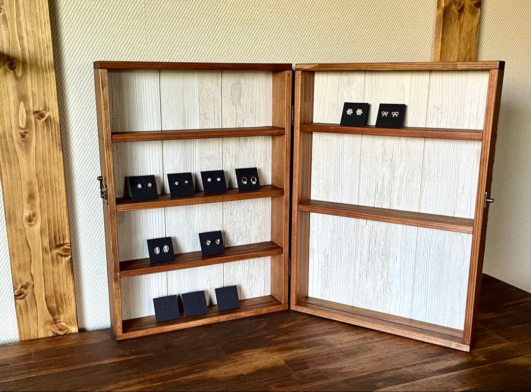 アクセサリー収納アンティーク調　マルシェ什器にも〇