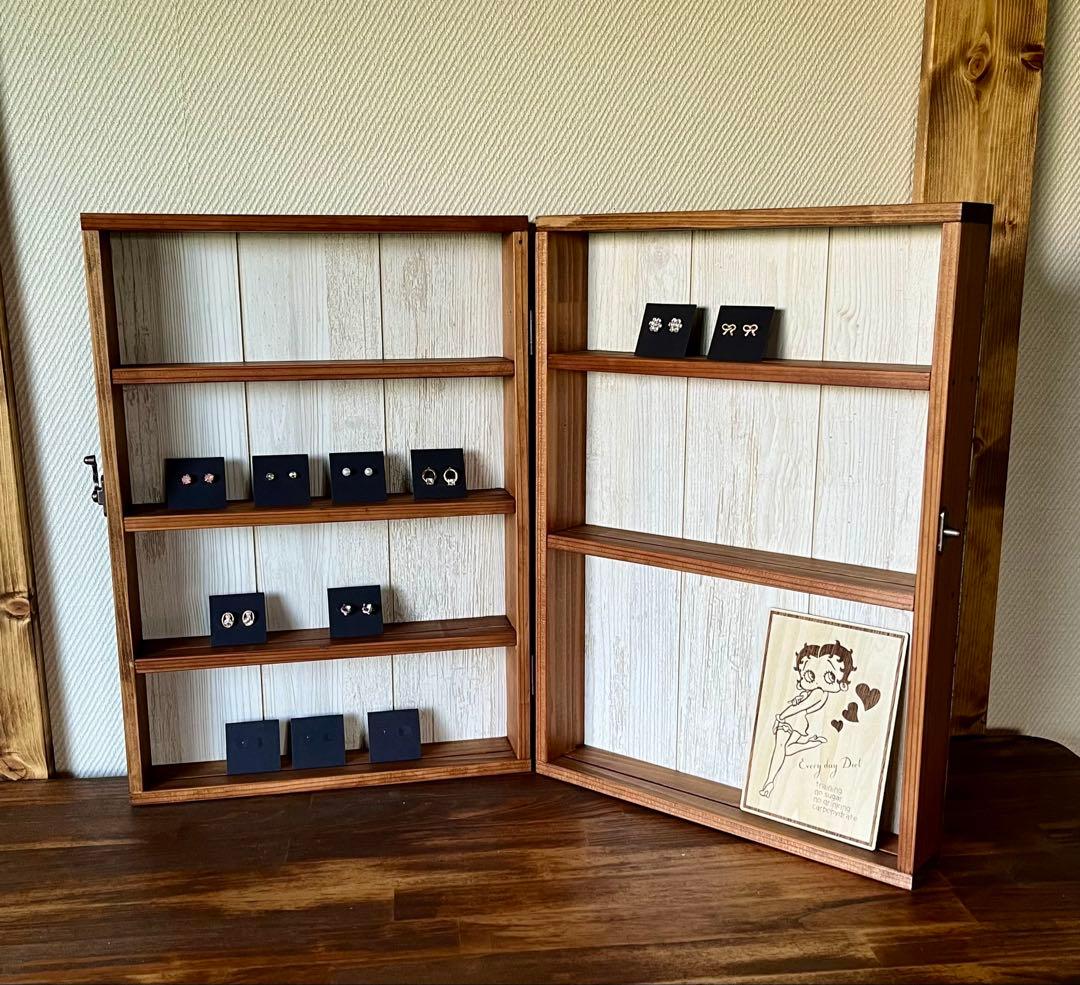 アクセサリー収納アンティーク調　マルシェ什器にも〇