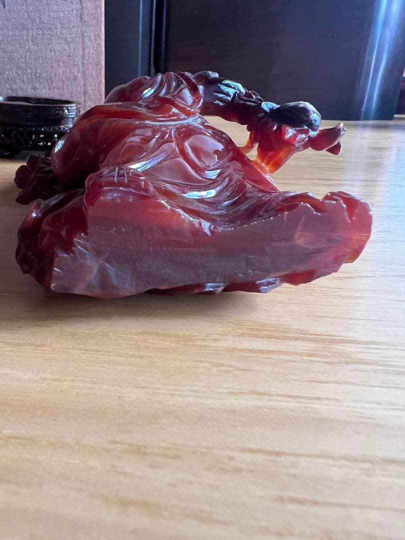 マナウ　人物彫刻　鐘馗