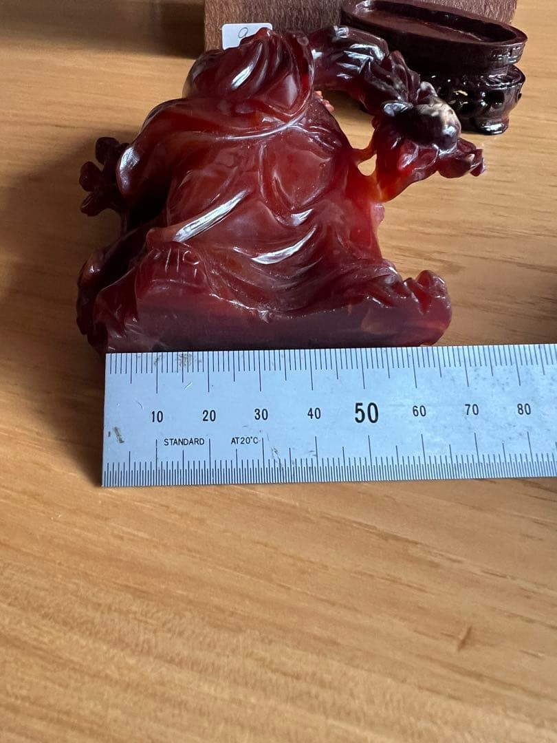 マナウ　人物彫刻　鐘馗