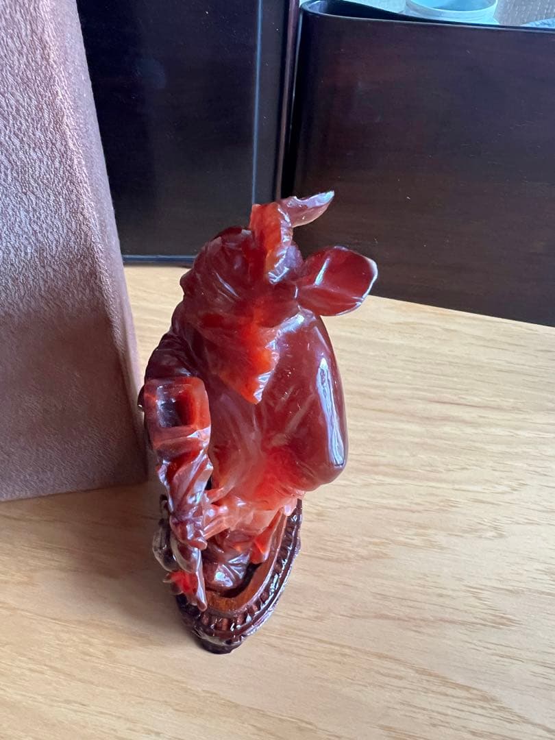 マナウ　人物彫刻　鐘馗