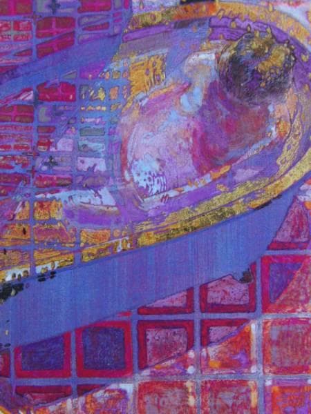 片桐 聖子、bathroom-with cats、超希少額装用画版、新品額装付