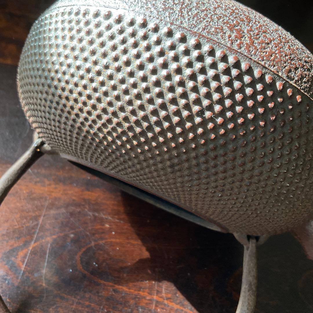 南部鉄瓶　あられ　鉄瓶