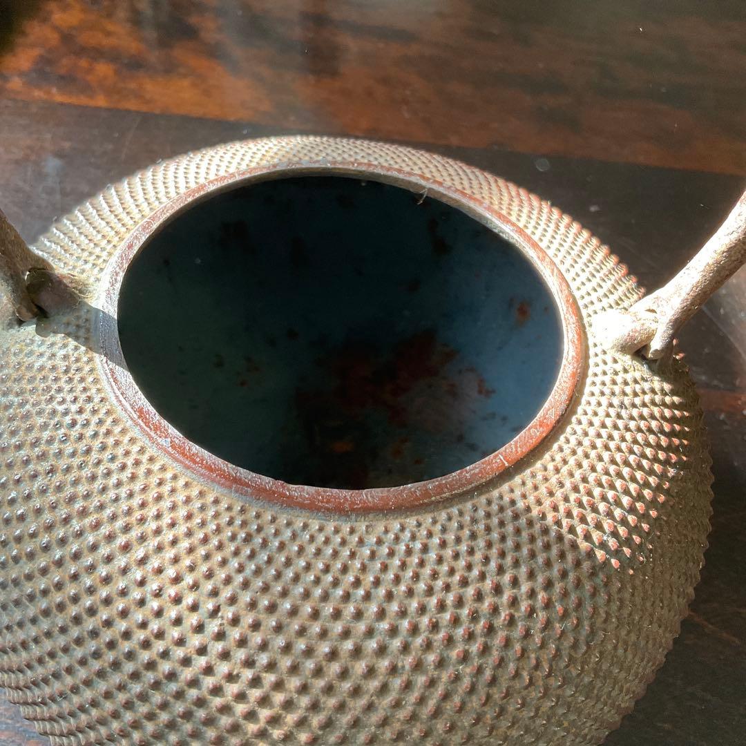 南部鉄瓶　あられ　鉄瓶