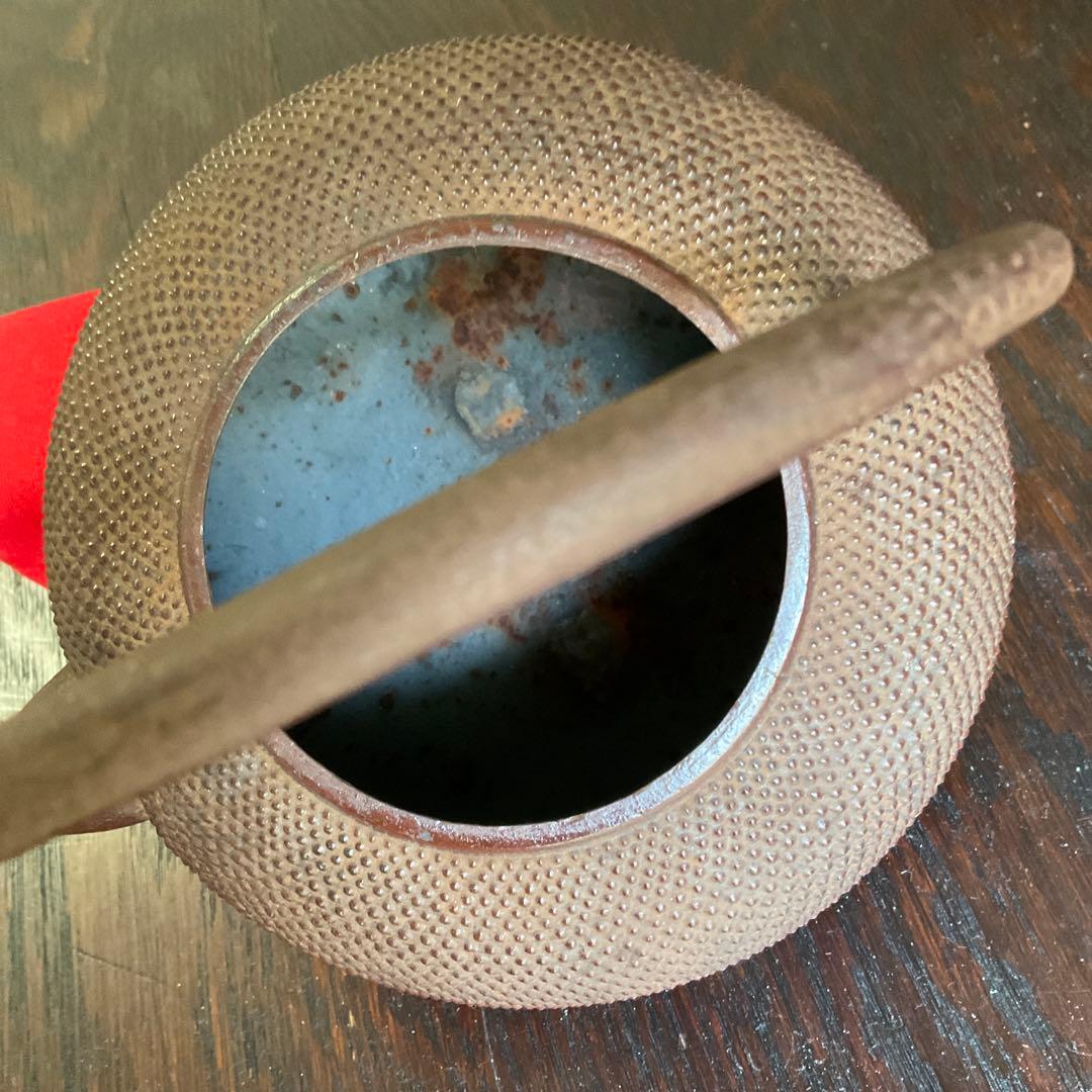 南部鉄瓶　あられ　鉄瓶