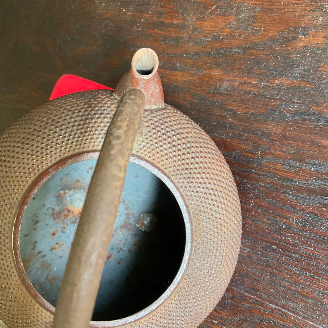 南部鉄瓶　あられ　鉄瓶