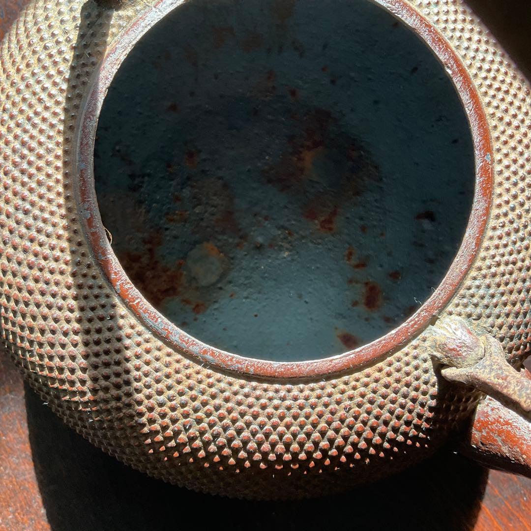 南部鉄瓶　あられ　鉄瓶