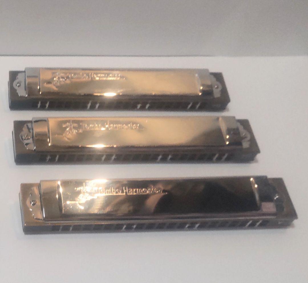 TOMBO ホームバンド デラックス21穴 6本セット キー違い複音ハーモニカ