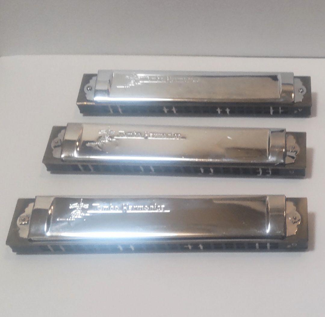 TOMBO ホームバンド デラックス21穴 6本セット キー違い複音ハーモニカ