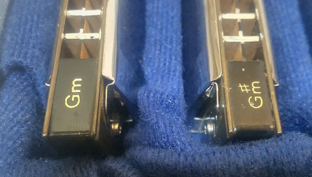 TOMBO ホームバンド デラックス21穴 6本セット キー違い複音ハーモニカ