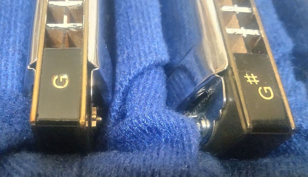 TOMBO ホームバンド デラックス21穴 6本セット キー違い複音ハーモニカ