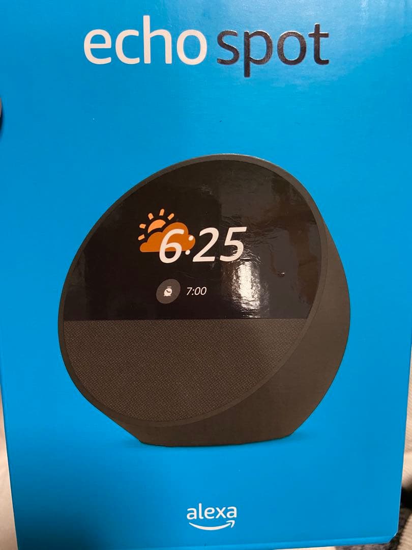 ウ*ラ様 【新品未開封】Echo Spot ディスプレイ付スマートスピーカー　ブ