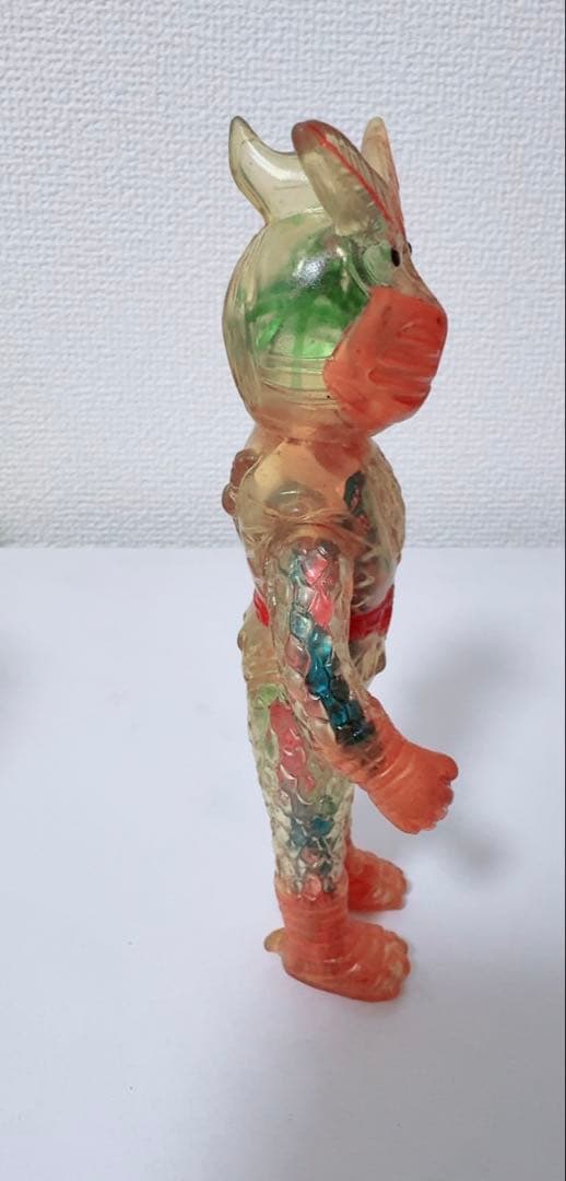 改造人間 変身忍者嵐 クリア 透明 ソフビ