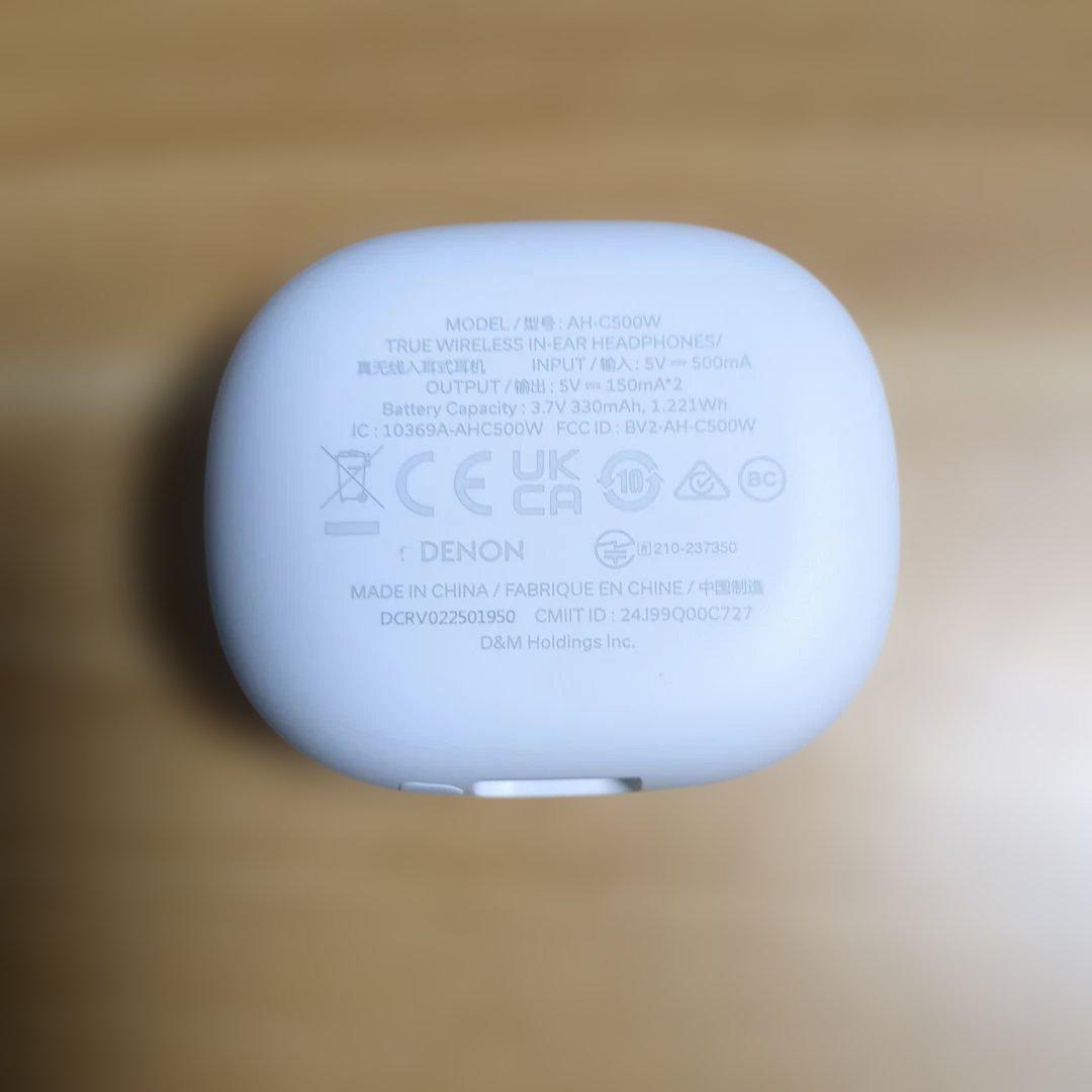 DENON AH-C500W ホワイト【美品】【付属品全てあり】