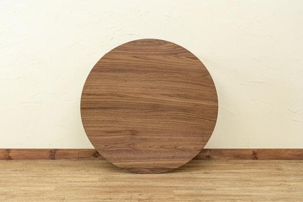 《新品・送料無料》Rosslea　折り畳みテーブル　85Φ　NA/WAL
