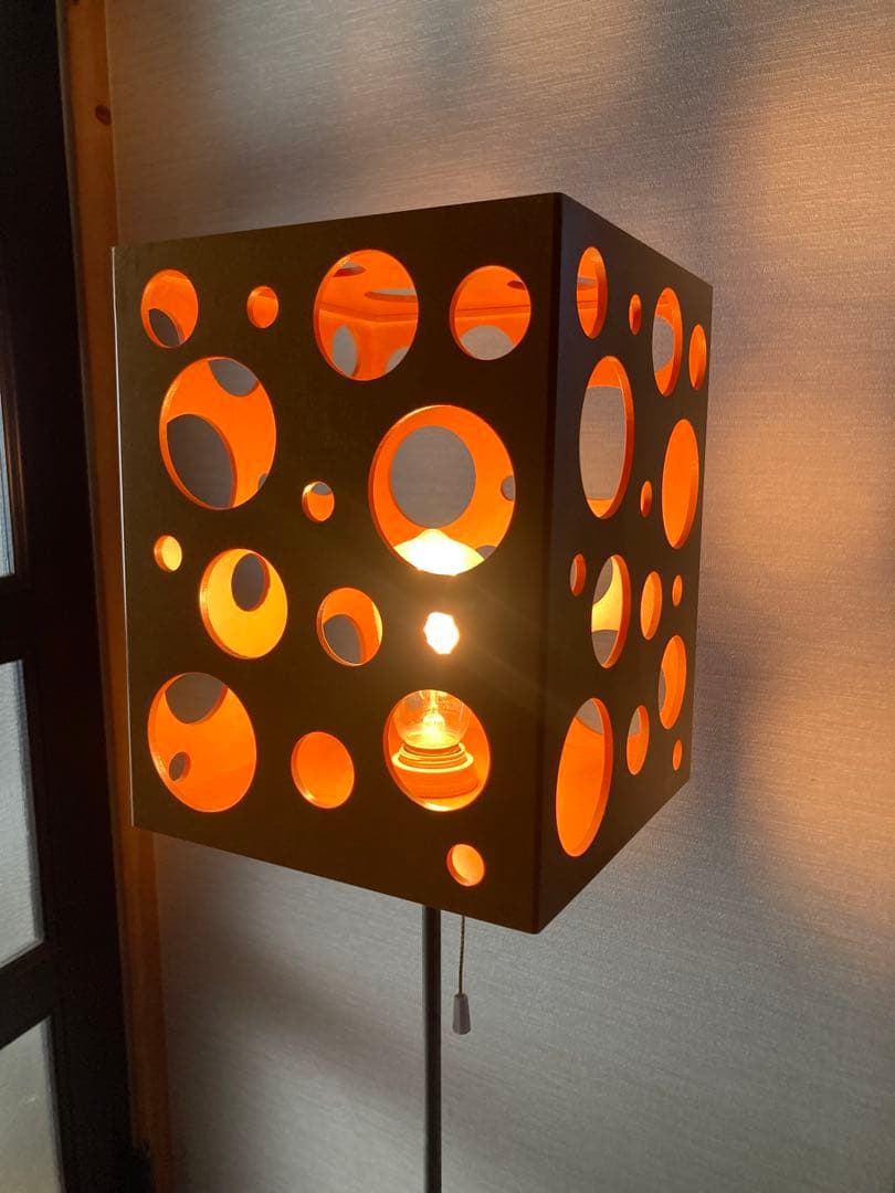 レトロモダン フロアランプ ドットシェード間接照明90s〜00sスペースエイジ風