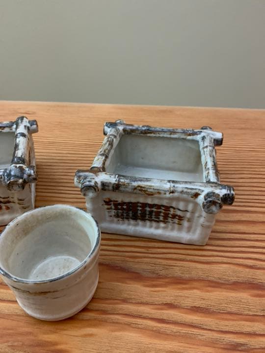 さらにお値下げしました＊ユニーク珍品＊井戸型　向付　出汁入れ