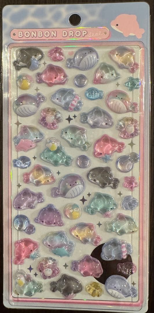 ボンボンドロップシール　水族館限定　６枚セット【正規品】