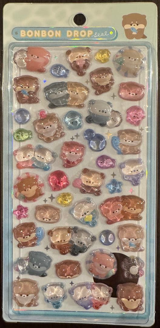 ボンボンドロップシール　水族館限定　６枚セット【正規品】