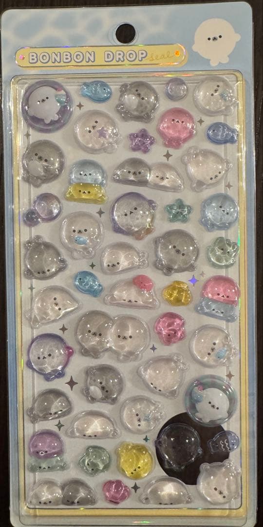 ボンボンドロップシール　水族館限定　６枚セット【正規品】