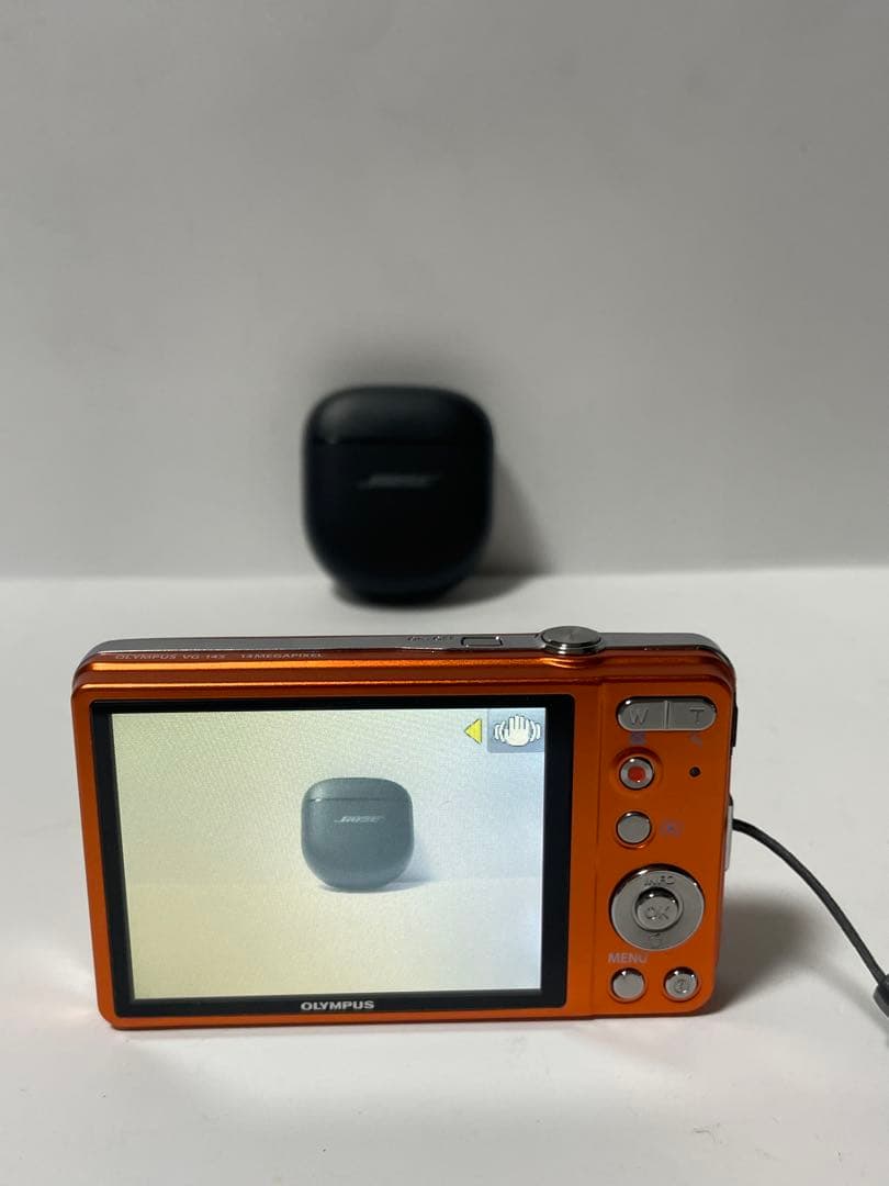 OLYMPUS VG-145 デジタルカメラ　オレンジ