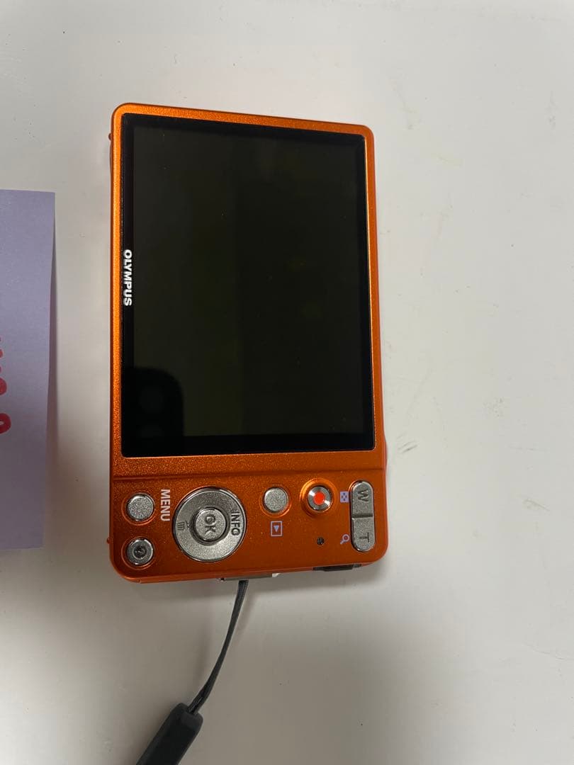 OLYMPUS VG-145 デジタルカメラ　オレンジ