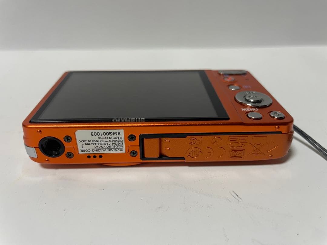 OLYMPUS VG-145 デジタルカメラ　オレンジ
