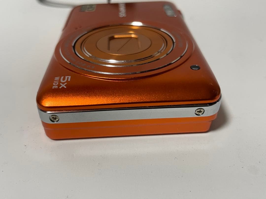 OLYMPUS VG-145 デジタルカメラ　オレンジ