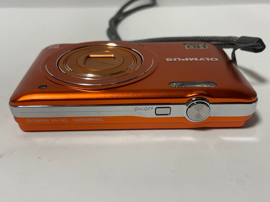 OLYMPUS VG-145 デジタルカメラ　オレンジ