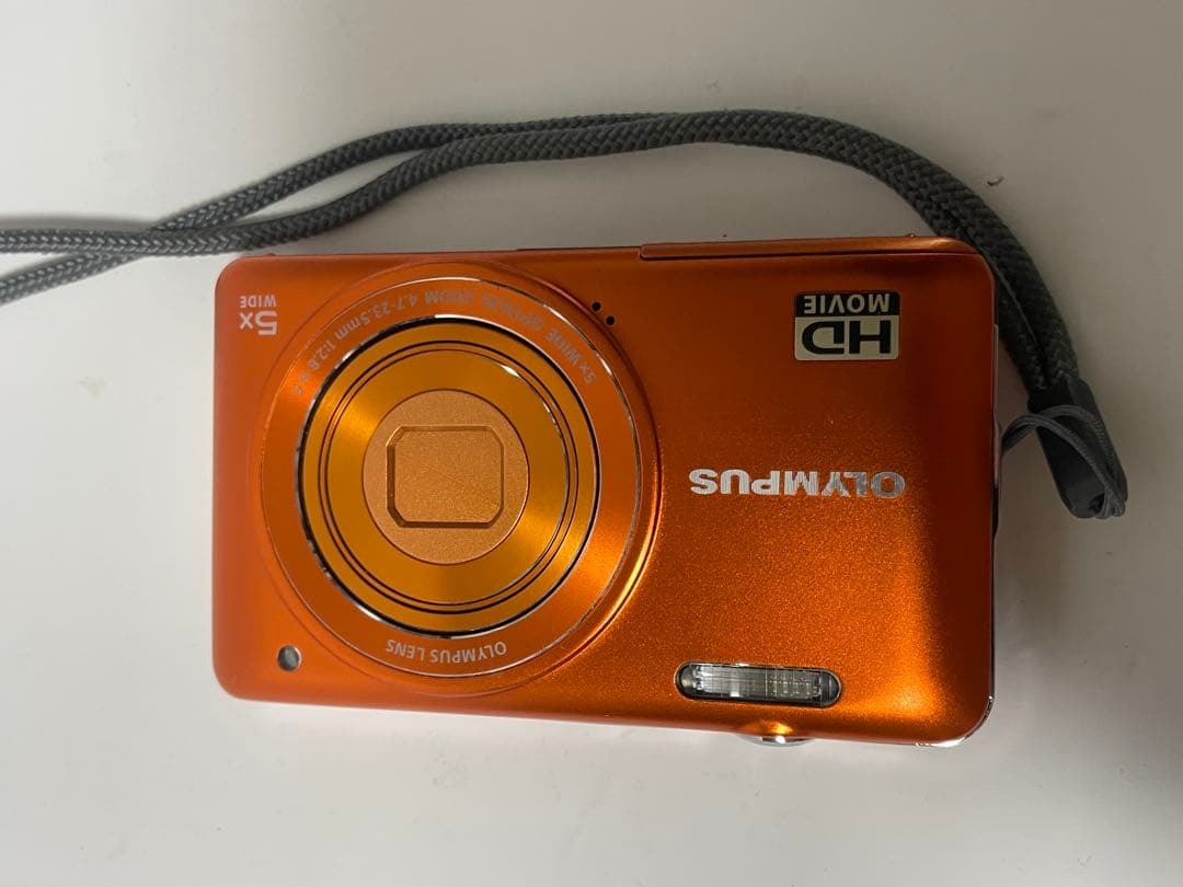 OLYMPUS VG-145 デジタルカメラ　オレンジ