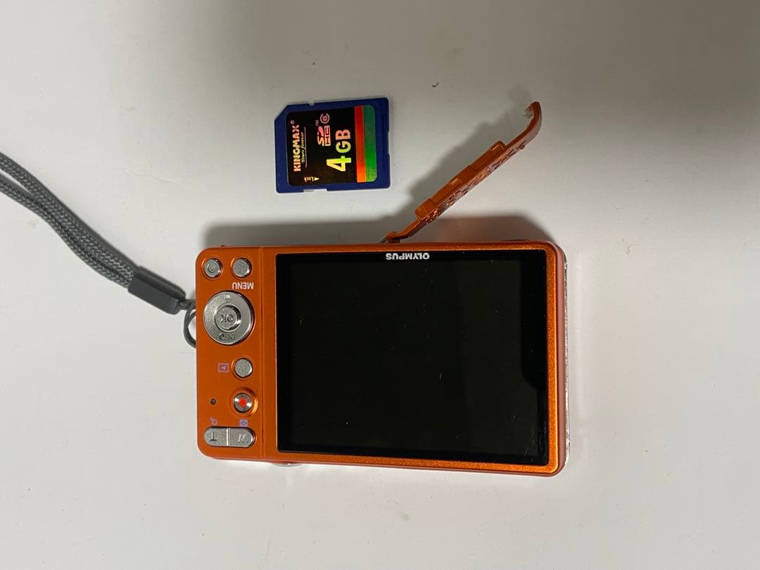 OLYMPUS VG-145 デジタルカメラ　オレンジ