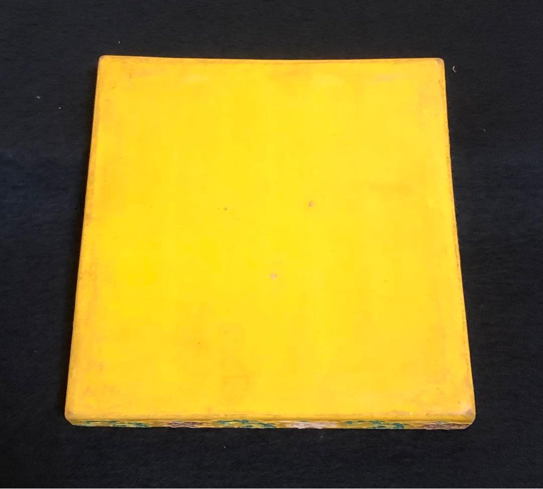 《R》中国古玩 三彩 角皿5客 銘々皿 木箱　251204お3